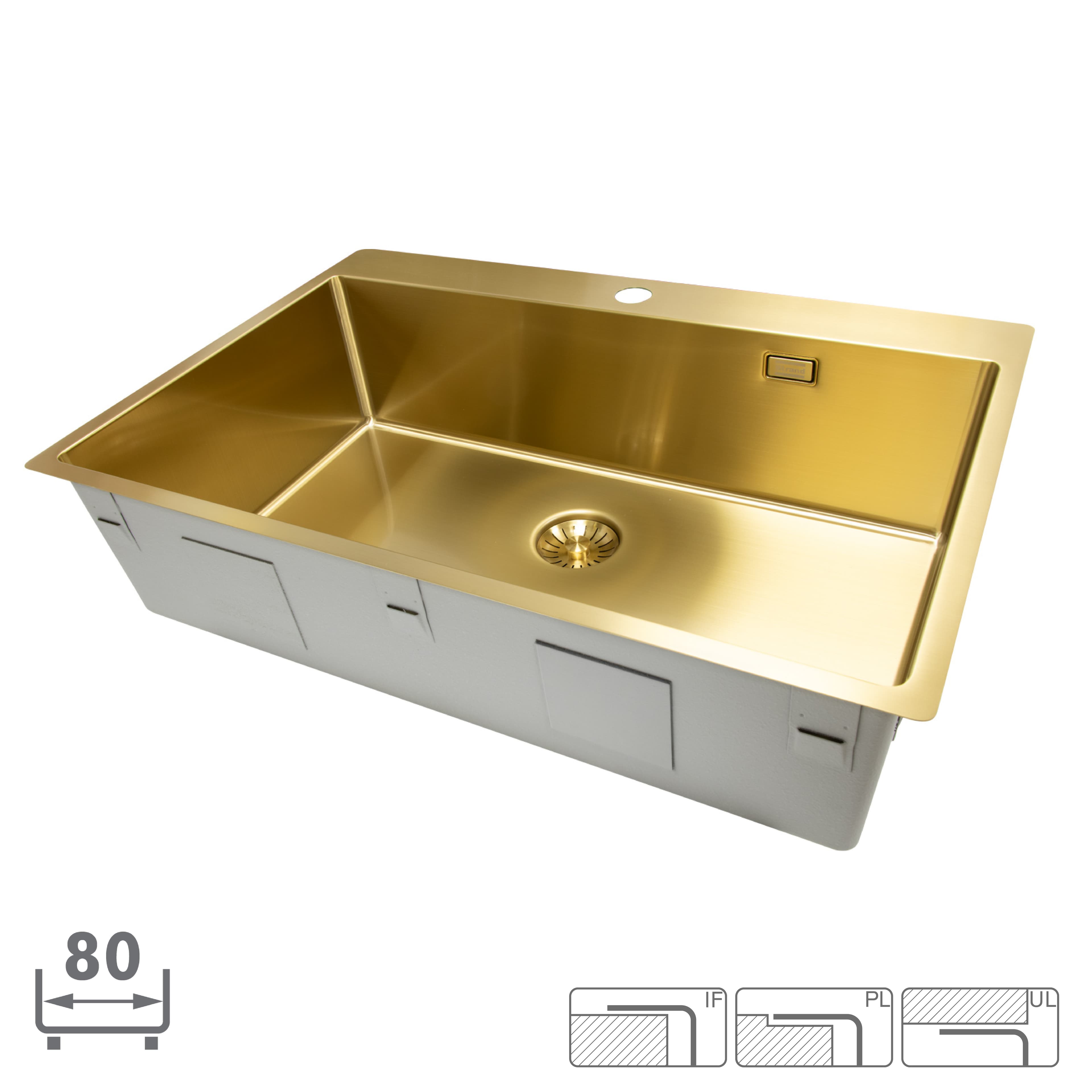 Disklåda Strand Solid SOL- 7040B GOLD