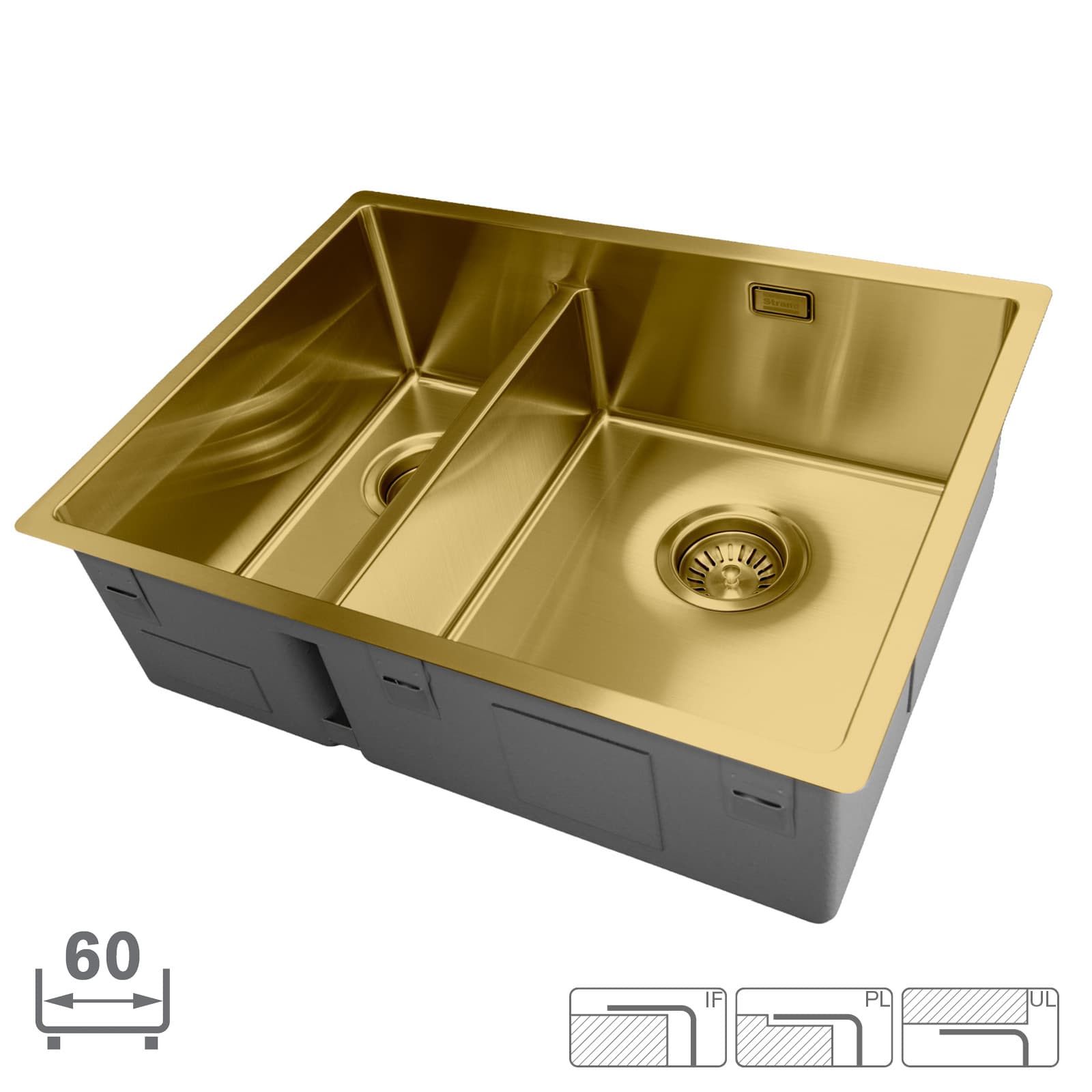 Disklåda Strand  ST-1834 GOLD