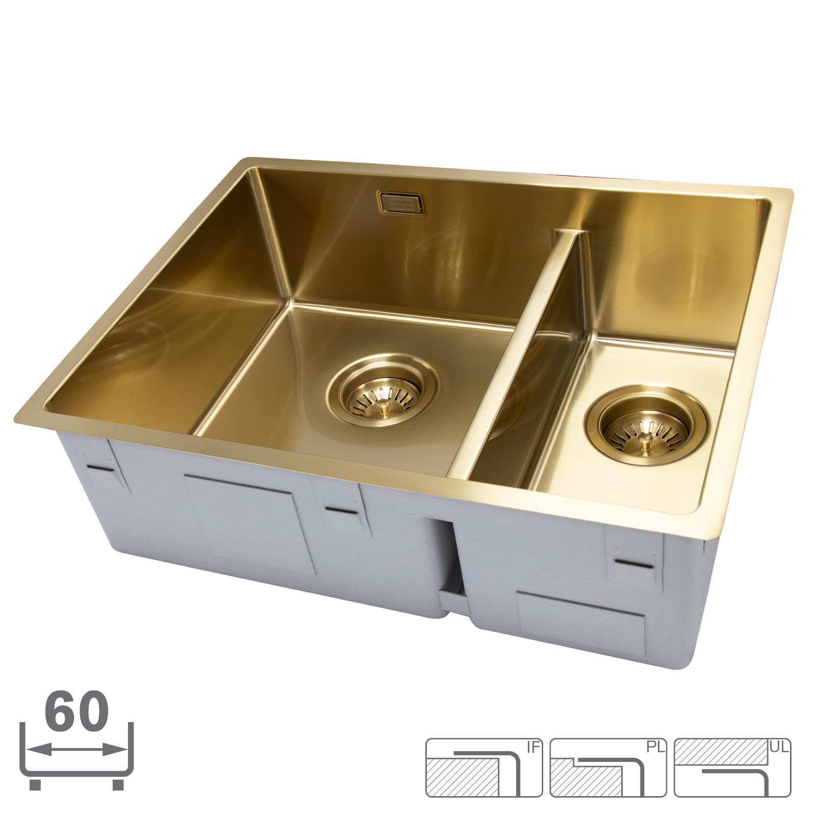 Disklåda Strand  ST-3418 Gold