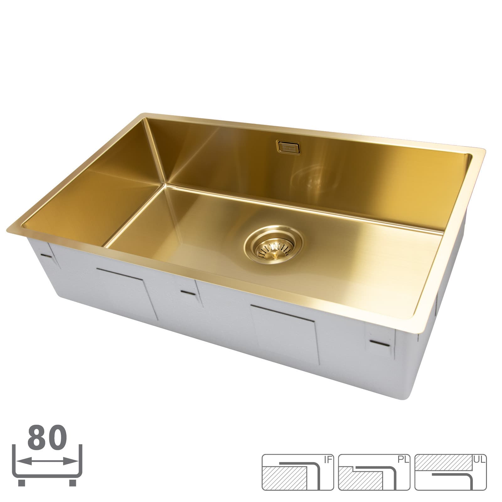 Disklåda Strand  ST-7040 Gold